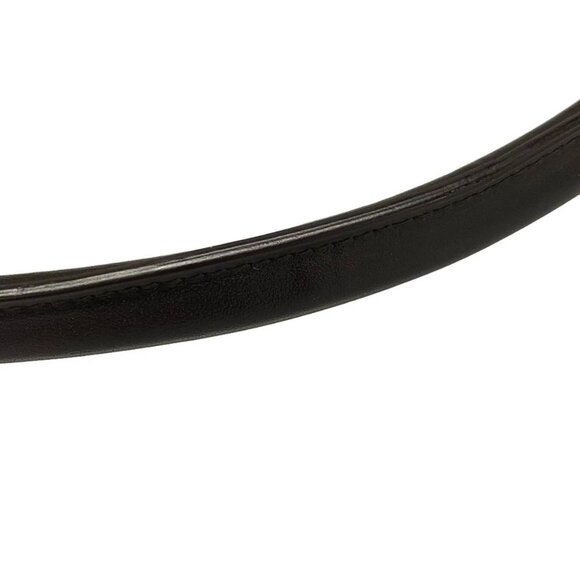 Auth GUCCI GG 13730 Dark Brown Black Nylon Leather Handbag - Picture 8 of 16